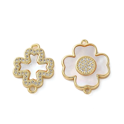 Подвески-крестики с микропаве из прозрачного кубического циркония из латуни, с естественной оболочке, стойки покрытие, прочное покрытие, без кадмия и без свинца