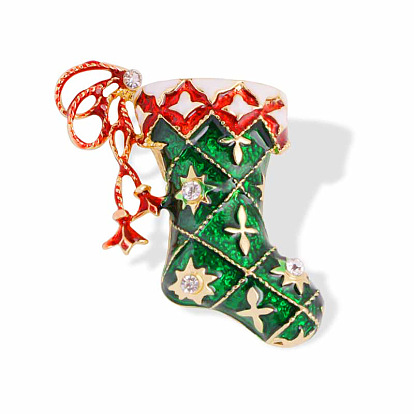 Halloween snowman Christmas old man corsage drip oil socks brooch costume accessories brooch