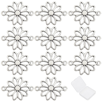 Соединители из сплава в тибетском стиле, без свинца и без никеля , цветок