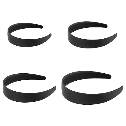 Plastic Hair Bands, with Cloth Covered