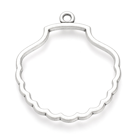 Подвески с подставкой из тибетского сплава, без кадмия и без свинца, для diy уф смолы, эпоксидная смола, Прессованные цветочные украшения, полая оболочка