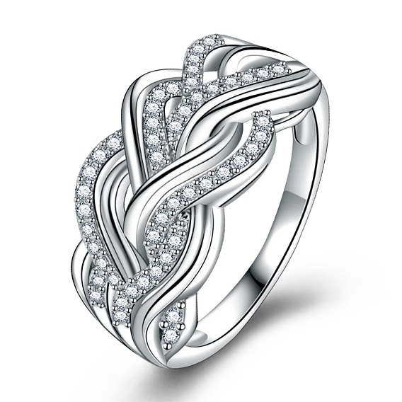 Латунные микро проложить пальцев кольца кубического циркония