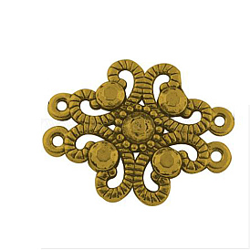 Alliage multi - chapelets de lien, sans plomb & sans nickel & sans cadmium , connecteur de fleurs