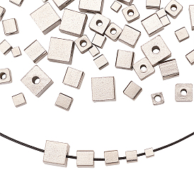 304 из нержавеющей стали бусы, кубические