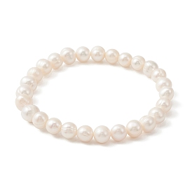 Bracelets extensibles perlés de perles naturelles