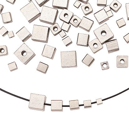 304 из нержавеющей стали бусы, кубические