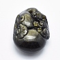 Natural Golden Sheen Obsidian
Pendants, Carved Pi Xiu