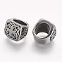 304 Stainless Steel Slide Charms, Ring