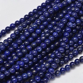 Grado alrededor de un naturales lapis lazuli de hebras de perlas