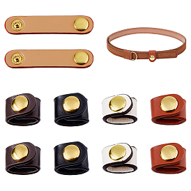 10шт. 5 цвета пряжка для ремня из искусственной кожи, с помощью кнопки сплава оснастки