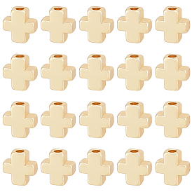 50 бусины из сплава шт., крестик, без свинца, без никеля и без кадмия