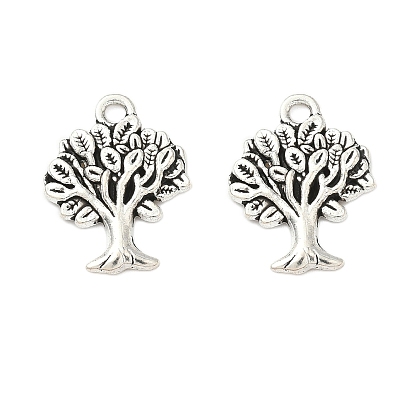 Сплавочные подвески тибетского стиля, без кадмия и без свинца, Дерево прелести