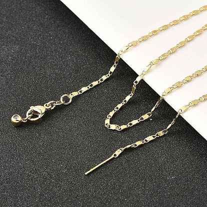 Латунная овальная цепочка с регулируемым ползунком