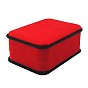 Velvet Pendant Necklace Boxes, Jewelry Boxes, Rectangle, 105x75x43mm