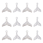 Pendentifs en acier inoxydable, , queue de poisson