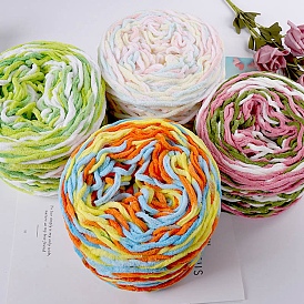 Super Softee Thick Cotton Knitting Yarn, Amigurumi Yarn, Crochet Yarn, for Sweater Hat Socks Baby Blankets, Segment Dyed