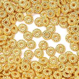 Разделители для бусин, тибетский стиль, без кадмия и без свинца, пончик, 7x2 мм, отверстие : 2 мм