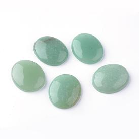 Cabochons naturales aventurina verde, oval