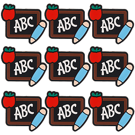 10 шт силиконовые бусины, классная доска