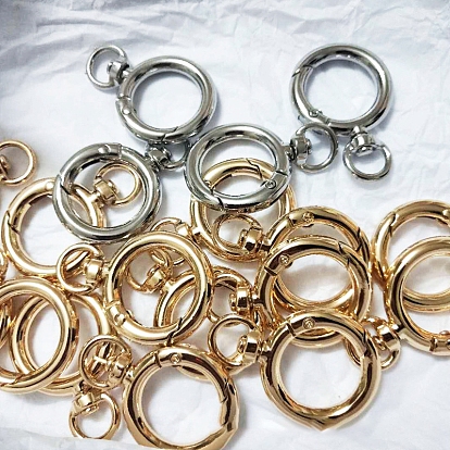 Round Ring Alloy Swivel Clasps