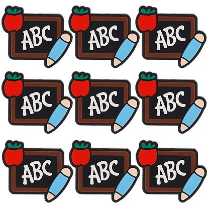 10 шт силиконовые бусины, классная доска