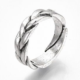 Adjustable Tibetan Style Alloy Finger Rings