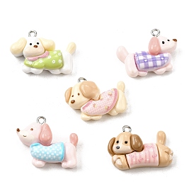 Непрозрачные подвески смолы, собака