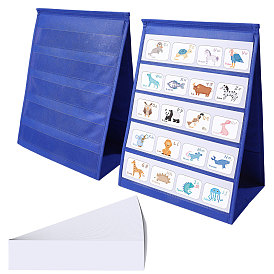 20 Сумки, тканевый настольный календарь, подставка для календаря, с бумажными карточками