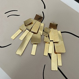 Серьги-гвоздики с кисточками из сплава для женщин