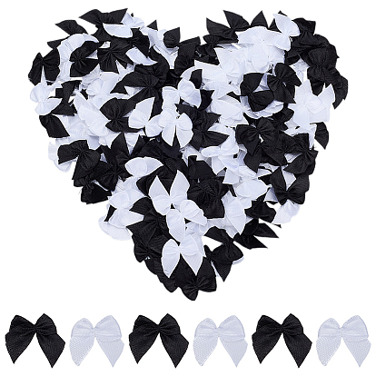 200 шт. 2 цвета плетеные аксессуары ручной работы, бант из полиэфирной ленты