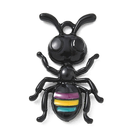 Alloy Enamel Pendants, Ant Charms