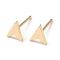 Brass Stud Earrings, Arrow