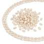 2 Strands Electroplate Glass Beads Strands, Rainbow Plated, Faceted, Oval