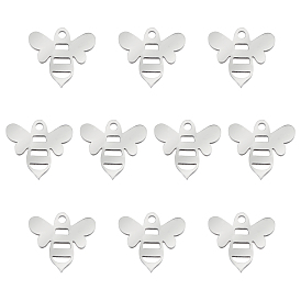 304 charmes en acier inoxydable, abeille