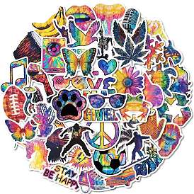 50шт. модные и крутые тематические бумажные наклейки, самослипание, для чемодана, скейтборде, холодильник, шлем, оболочка мобильного телефона