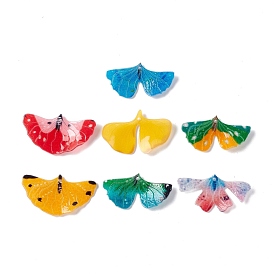Plastic Heat Shrink Film Pendants, Butterfly