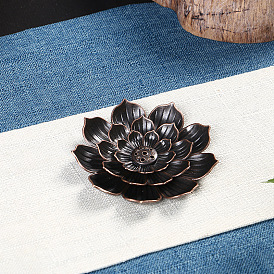 Alloy Incense Burners, Lotus Incense Holders, Home Office Teahouse Zen Buddhist Supplies