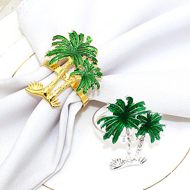 Hotel Hawaiian Party Coconut Tree Napkin Buckle Napkin Ring Green Napkin Ring Napkin Ring