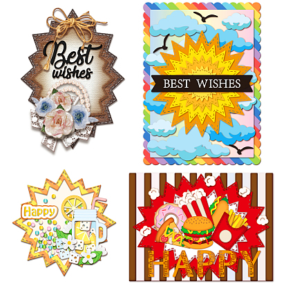 Углеродистая сталь разрезает трафареты, для diy scrapbooking, Фотоальбом, декоративная бумага для тиснения