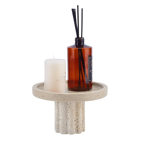 Schmucktablett aus Naturmarmor, Schmuck-Organizer-Halter