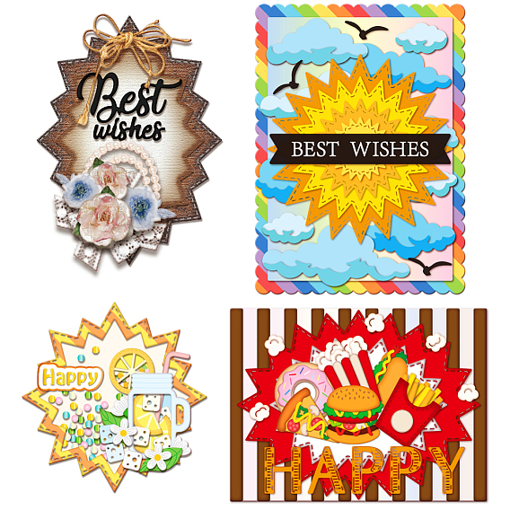 Углеродистая сталь разрезает трафареты, для diy scrapbooking, Фотоальбом, декоративная бумага для тиснения