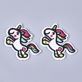 Computerized Embroidery Cloth Iron On Patches, Costume Accessories, Appliques, Unicorn