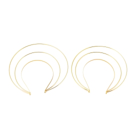 Iron Hair Band Findings, Triple-ring, for Lolita, Crown Accessories