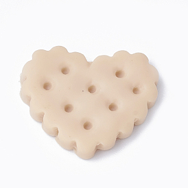 Cabochons en résine, cœur