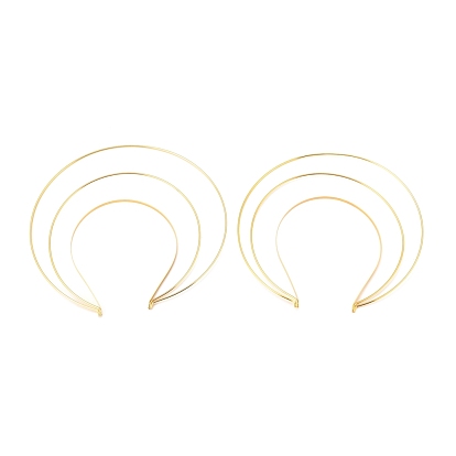 Iron Hair Band Findings, Triple-ring, for Lolita, Crown Accessories