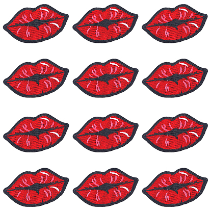 Бархатные вышивальные нити, пришивные/приклеиваемые нашивки, с пластиковым, аппликации из ткани, губа