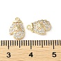 Brass Micro Pave Cubic Zirconia Charms, Glove Charms