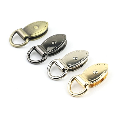 Cierres de suspensión de bolso, clip de anillo d lateral de bolsa de aleación de zinc, hebilla colgante, bolso correa para el hombro hebilla de eslabón de cadena, accesorios de hardware de equipaje de bricolaje