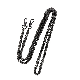 Цепочка для сумок из цинкового сплава, Сплав с застежками, для замены сумочки или сумки через плечо