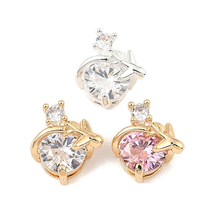 Латунные микро проложить кубического циркония подвески, прелести самолета